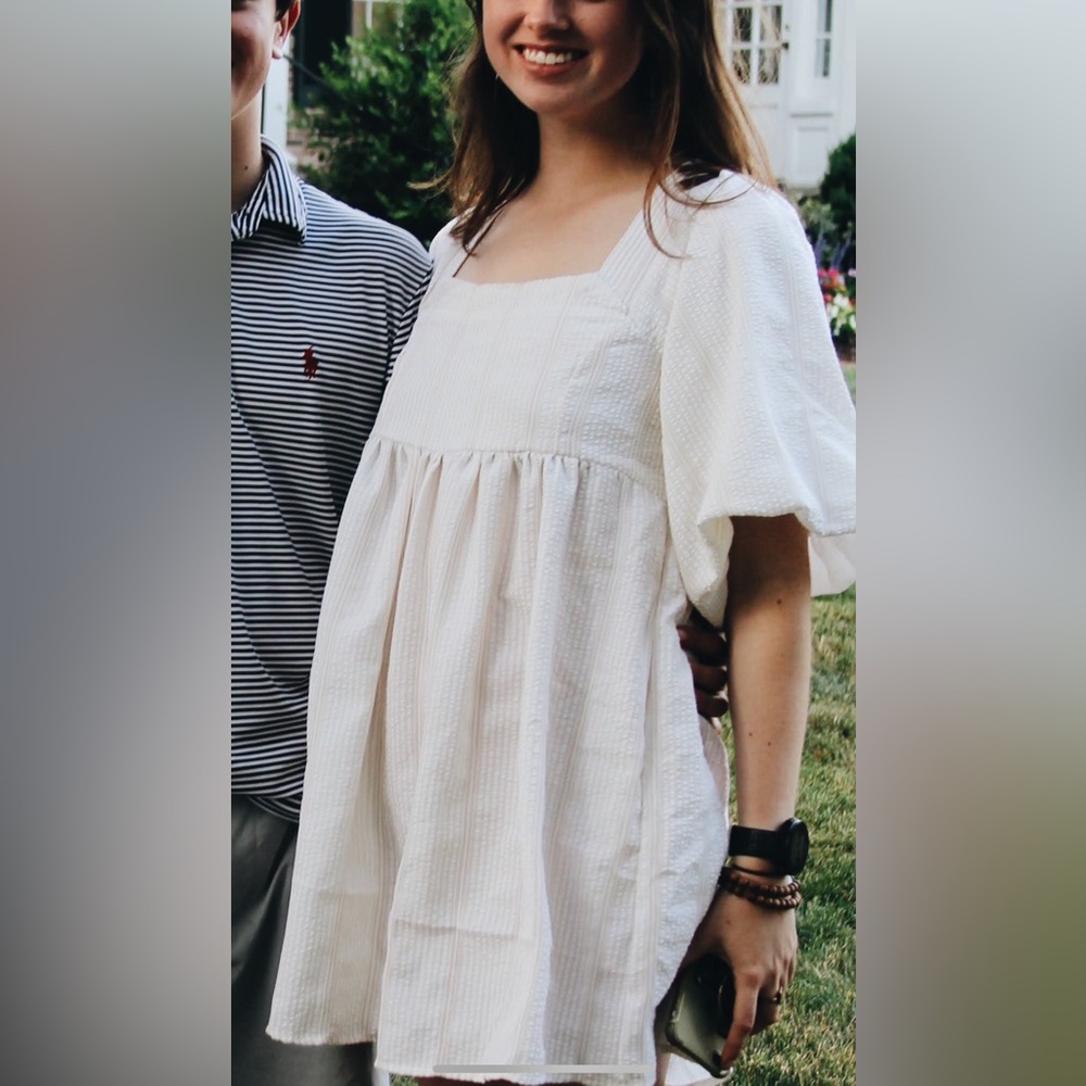 Free People Gigi Puff Sleeve Dress